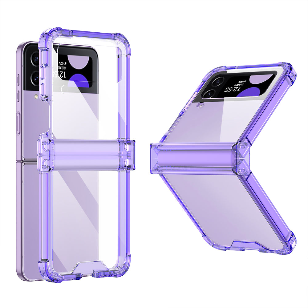 GKK For Samsung Galaxy Z Flip3 5G Hinge Protection Clear Phone Case Soft TPU Reinforced Corners Shockproof Anti-Drop Cover GKK For Samsung Galaxy Z Flip3 5G Hinge Protection Clear Phone Case Soft TPU Reinforced Corners Shockproof Anti-Drop Cover